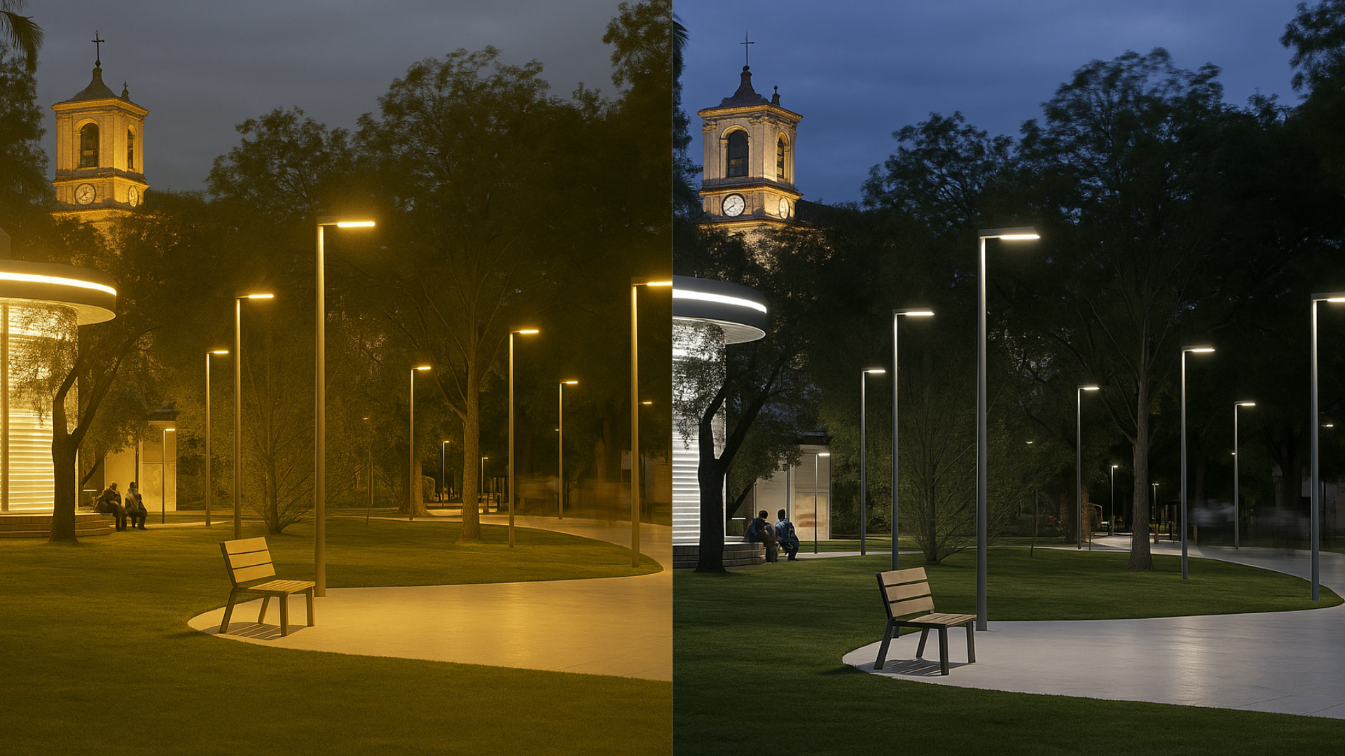 Đèn đường LED Duhal LDS30 30W 1 Đèn đường LED Duhal LDS30 30W có 2 màu trắng sáng là ánh sáng trung tính và ánh sáng trắng