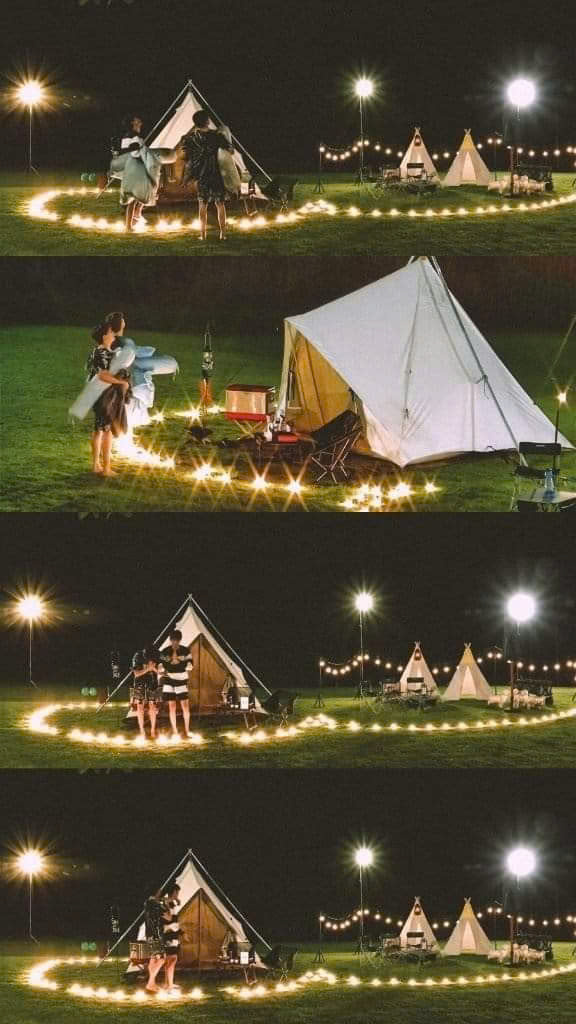 Đèn đường LED năng lượng mặt trời Duhal DHO0501 50W 7 Đèn đường LED năng lượng mặt trời Duhal DHO0501 50W lắp đặt ở khu nghỉ dưỡng
