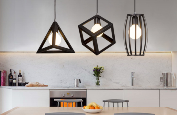 cac mau den chieu sang khu vuc phong bep