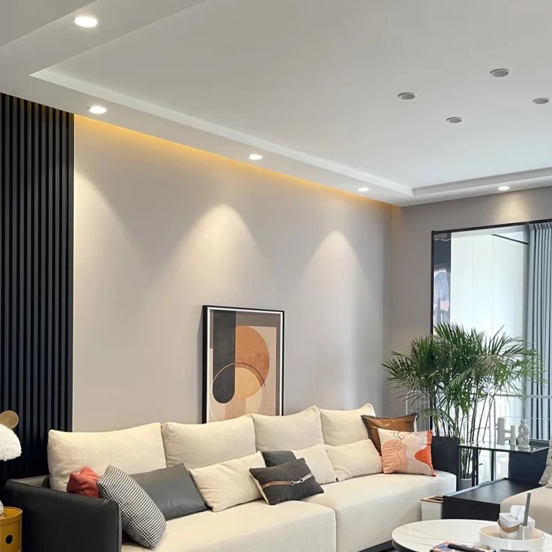 Đèn led âm trần chiếu điểm 7W Duhal SDFN207 2 Đèn SDFN207 tiết kiệm điện năng nhưng vẫn đảm bảo chất lượng ánh sáng tốt