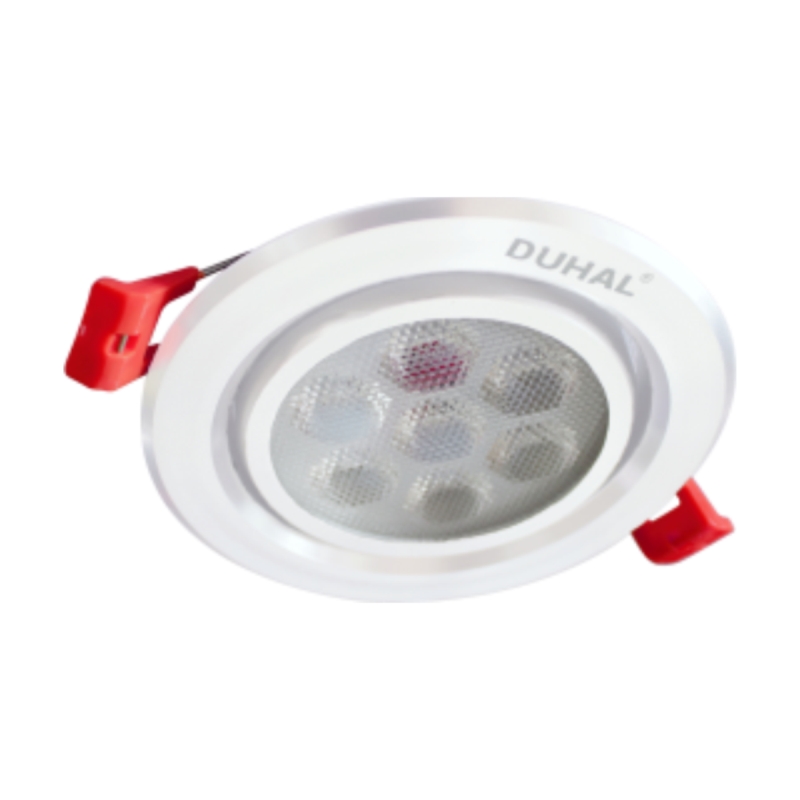 Đèn led âm trần chiếu điểm 7W Duhal SDFN207 1 Đèn LED âm trần chiếu điểm 7W Duhal SDFN207