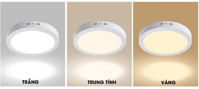 Đèn led ốp trần là gì? Cấu tạo và phân loại của đèn led ốp trần 7 phân loại đèn led ốp trần theo màu sắc ánh sáng