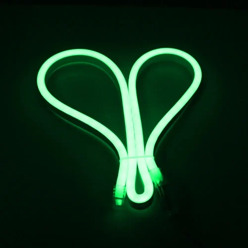 LED DÂY KIỂU NEON BẺ GÓC HAI CHIỀU ÁNH SÁNG XANH LÁ 6W/M (NEL02)