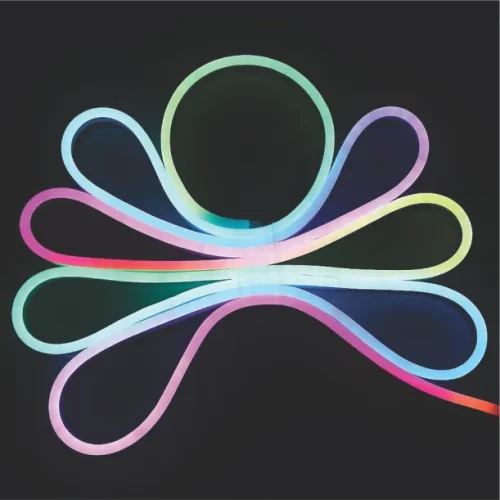 LED DÂY KIỂU NEON BẺ GÓC HAI CHIỀU ĐỔI MÀU 6W/M (NERGB01)