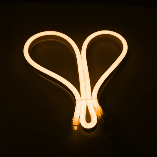 LED DÂY KIỂU NEON BẺ GÓC HAI CHIỀU ÁNH SÁNG VÀNG ĐỒNG 6W/M (NEV02)