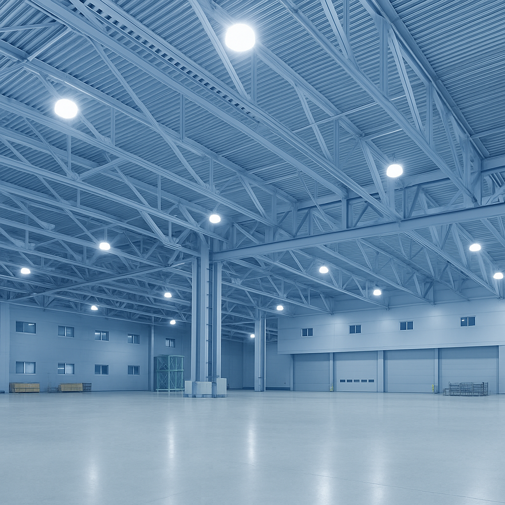 Bóng trụ LED công suất cao Duhal KENL880 80W - EMC 1 Bóng trụ LED công suất cao Duhal KENL880 80W - EMC trong không gian chiếu sáng rộng